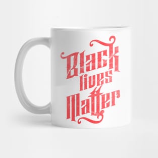 Black Lives Matter Red Mug